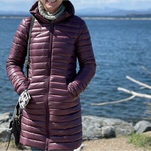 Women's Purple Puffer Jacket - Lululemon Pack It Down